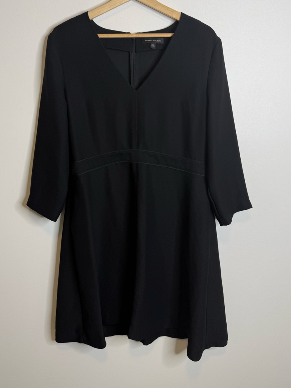 Banana Republic Black Midi Dress size 12